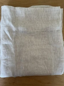 West Elm Sheer European Linen Curtain Natural Flax 48x108 open Box - Picture 1 of 3