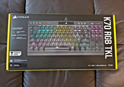 CORSAIR K70 RGB TKL Optical-Mechanical Gaming-Tastatur - Deutsch - Bild 1 von 4