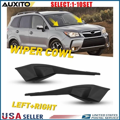 Left and Right Cowl Vent Grille For 2014-2018 Subaru Forester Wiper System 2-20X - Image 1 of 4