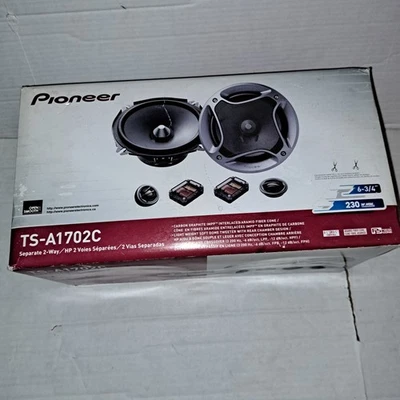 NEW Pioneer TS-A1702C 2-Way 6.75"Car Speaker Component System+crossovers OpenBox - Image 1 of 4