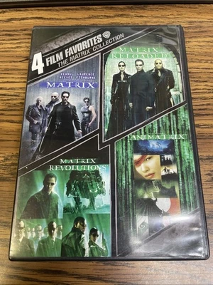 4 Film Favorites: the Matrix Collection (DVD, 2008, 4-Disc Set) Keanu Reeves  - Image 1 of 2