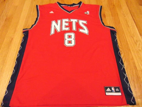 ADIDAS REVOLUTION 30 NBA NEW JERSEY NETS DERON WILLIAMS JERSEY SIZE 2XL Cover