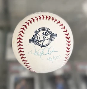 Derek Jeter Autographed Signed 100th Anniversary OMLB /500 - Steiner Authentic - Picture 1 of 4