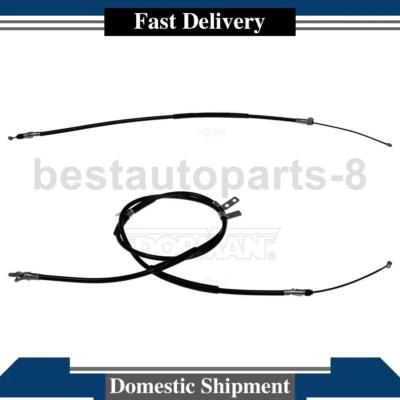 Cable de freno de estacionamiento trasero izquierdo trasero derecho Dorman 2X para Nissan Frontier 2002-2004 Foto 1 de 4