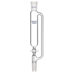 100 ml Pressure Equalizing Addition Funnel Borosilicate Glass Dropping Funnel... - Picture 1 of 7