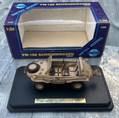 Gonio 1:24 Volkswagen Type 166 Schwimmwagen WW2 German West Front Model 1006 - Image 1 of 4