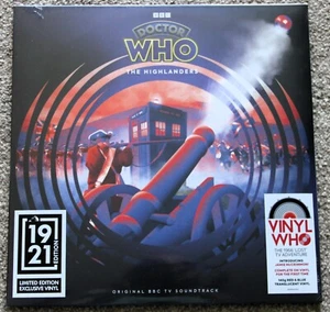 Doctor Who The Highlanders HMV 1921 Red & Blue Edition Vinyl NEW Troughton BBC - Picture 1 of 5