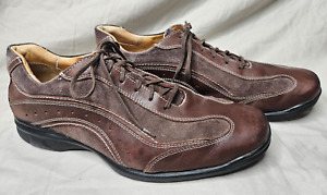 Johnston & Murphy Driving Shoes Mens 11.5 Brown Suede Leather Oxford Sneakers