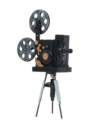 Réplica modelo proyector de películas de metal vintage Foto 1 de 1