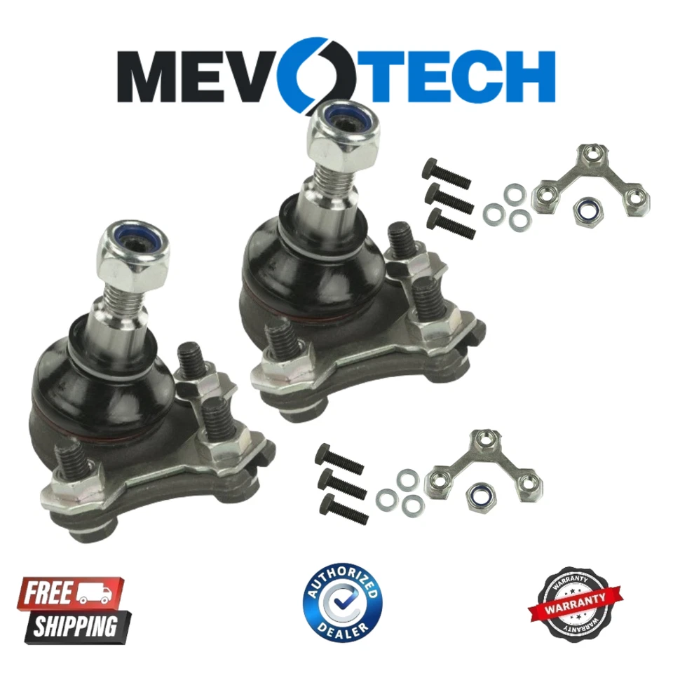 NEW MEVOTECH Set of 2 Front Lower Ball Joints For VW Golf Jetta 2.8L - Image 1 of 1