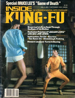 INSIDE KUNG FU MAGAZINE  ~ Bruce Lee, Joe Lewis ~ Vol 5 No 7 ~ September 1979 - Image 1 of 4