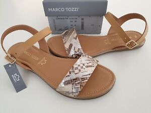 Marco Tozzi Sandalen Sandaletten beige NEU!! 