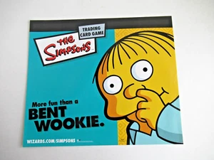 The Simpsons RALPH WIGGUM Trading Card Game Promo 11 x 10 Poster Print WOTC 2003 - Picture 1 of 1