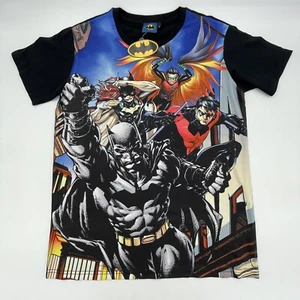 DC Comics Batman Youth Kids Tee T Shirt Short Sleeve Size XL Full Graphic NWT - Picture 1 of 4