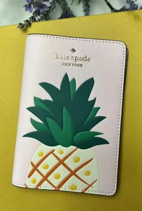 NWT Kate Spade pineapple passport holder Travel Passport ID Holder Novelty Gift - Picture 1 of 7