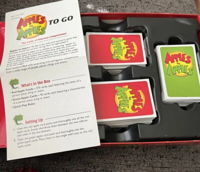 Apples To Apples To Go board game new Open Box - Image 1 of 3