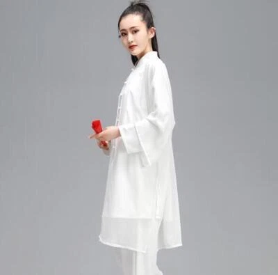 New Chiffon Cape Traditional Kung fu Suit Robes Tai chi Wing Chun Wushu Jackets - Image 1 of 4