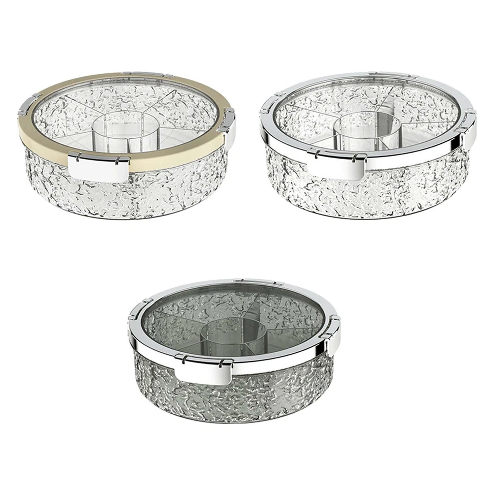 Vassoio da portata diviso con coperchio, vassoio da portata per e caramelle, - Immagine 1 di 1