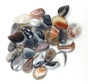 Onyx Natur Cabochon lose handgefertigte Edelstein Menge Großhandel Posten 71945 - Bild 1 von 6