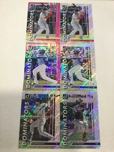 2020 Donruss Baseball Dominators (6) Card Lot Devers Soler Meadows Polanco 2 - Picture 1 of 11