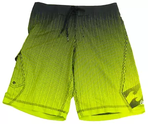 BILLABONG Herren (Größe 32) gelb & schwarz Boardshorts Strand Surfen Schwimmen Bademode - Bild 1 von 5