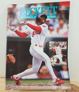 Tarjeta de béisbol mensual Beckett de Michael Jordan y Kenny Lofton junio de 1995 #123 - Imagen 1 de 3