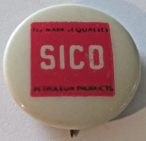 Sico Petroleum Products Advertising Button - Metal Lapel / Hat Pin - Picture 1 of 7
