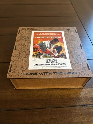 Rompecabezas de madera Lo que el viento se llevó 450 piezas 33x48 cm póster de película arte Foto 1 de 4