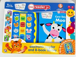 Baby Einstein: Me Reader Jr Electronic Reader and 8-Book Library Sound Book Set - Picture 1 of 8