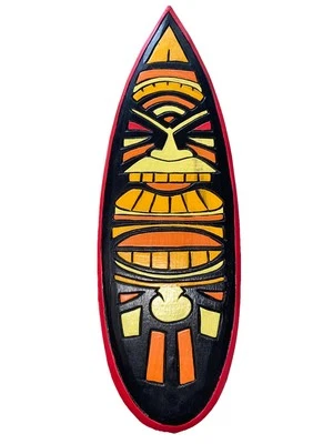 24” TIKI BAR  SIGN TROPICAL WALL HANGING ART ISLAND HOME DECOR - Image 1 of 2