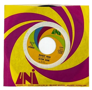 ELTON JOHN - ROCKET MAN / SUZIE UNI 55328 45 RPM, 7 " SINGLE 1972 EX ! - Picture 1 of 3