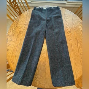 LL Bean Vintage schwere Wolle Jagdhose Messing Hosenträger Knöpfe Herren 34 USA - Bild 1 von 13