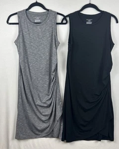 2 Tek Gear Dry Tek Tank Dresses Black Gray Small Active Casual Or Dressy (17)) - Picture 1 of 13