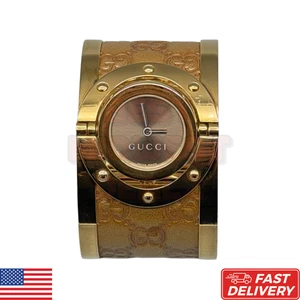 Reloj Mujer Gucci 112 Giro 13348226 Oro Plata Acero Inoxidable Cuarzo Suizo - Imagen 1 de 12