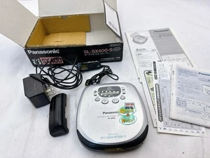 Panasonic SL-SX400 Portable CD Player Silver w/ Remote & AC Adapter Working - Picture 1 of 23