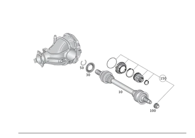 Tapa Protectora Original Mercedes-Benz 220-357-07-90 Foto 1 de 2