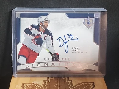 2021-22 Ultimate Collection Ultimate Signatures US-BJ Boone Jenner Auto - Image 1 of 2