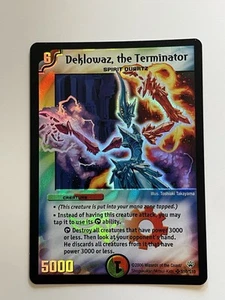 Duel Masters DM-10 Deklowaz the Terminator (NM/M) English - Picture 1 of 2