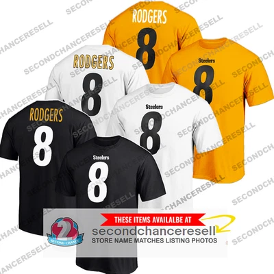 Camiseta Pittsburgh Steelers Aaron Rodgers #8 Foto 1 de 2