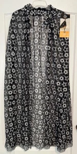 Hyde & EEK! Boutique Glow in the Dark Star Printed 48" Long Halloween Cape NEW - Picture 1 of 10