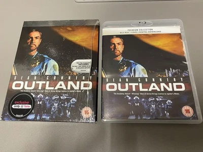 Outland HMV Premium Collection Blu-ray  DVD with Artcards Sean Connery Sci Fi - Image 1 of 2