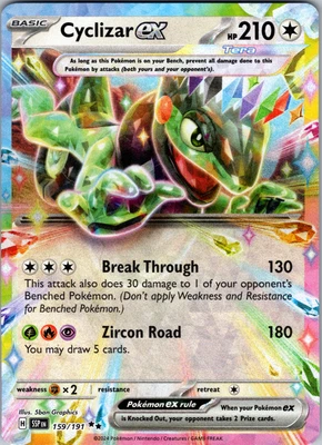Cyclizar ex 159/191 SV08: Surging Sparks Double Rare - NM - Image 1 of 2