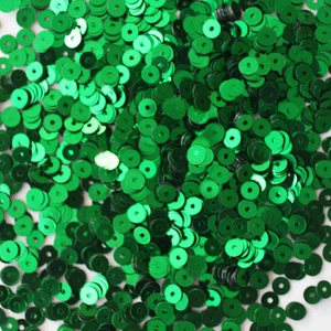 4 mm flache PAILLETTEN PAILLETTEN ~ GRÜN Metallic ~ Made in USA - Bild 1 von 2