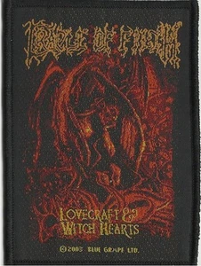 CRADLE OF FILTH lovecraft & witch 2003 WOVEN SEW ON PATCH - no longer made COF - Picture 1 of 1