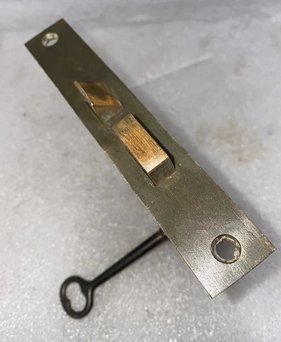 Antique Reading Hardware Co. Mortise Brass Faceplate Cover