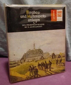 DDR 12x BERGBAU & HÜTTENWERKSANLAGEN des Freiberger Reviers  IMAGO FARB DIA'S  - Bild 1 von 6