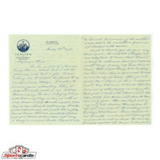 Barney Dreyfuss Pittsburgh Pirates Signed Auto Letter to HOFer Fred Clarke JSA