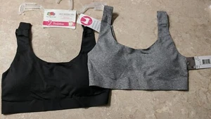 Fruit of the Loom Girls Sports Bra Bralette 2-Pack, Sizes 28 New W/ Tags - Picture 1 of 9