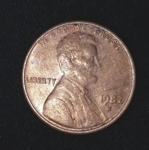 1982 Small Date Penny D Ungraded Circulated Cover