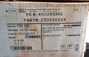 Schweitzer Engineering Laboratories SEL-2505 Remote I/O Module 2505302XX 48/125V - Picture 1 of 3